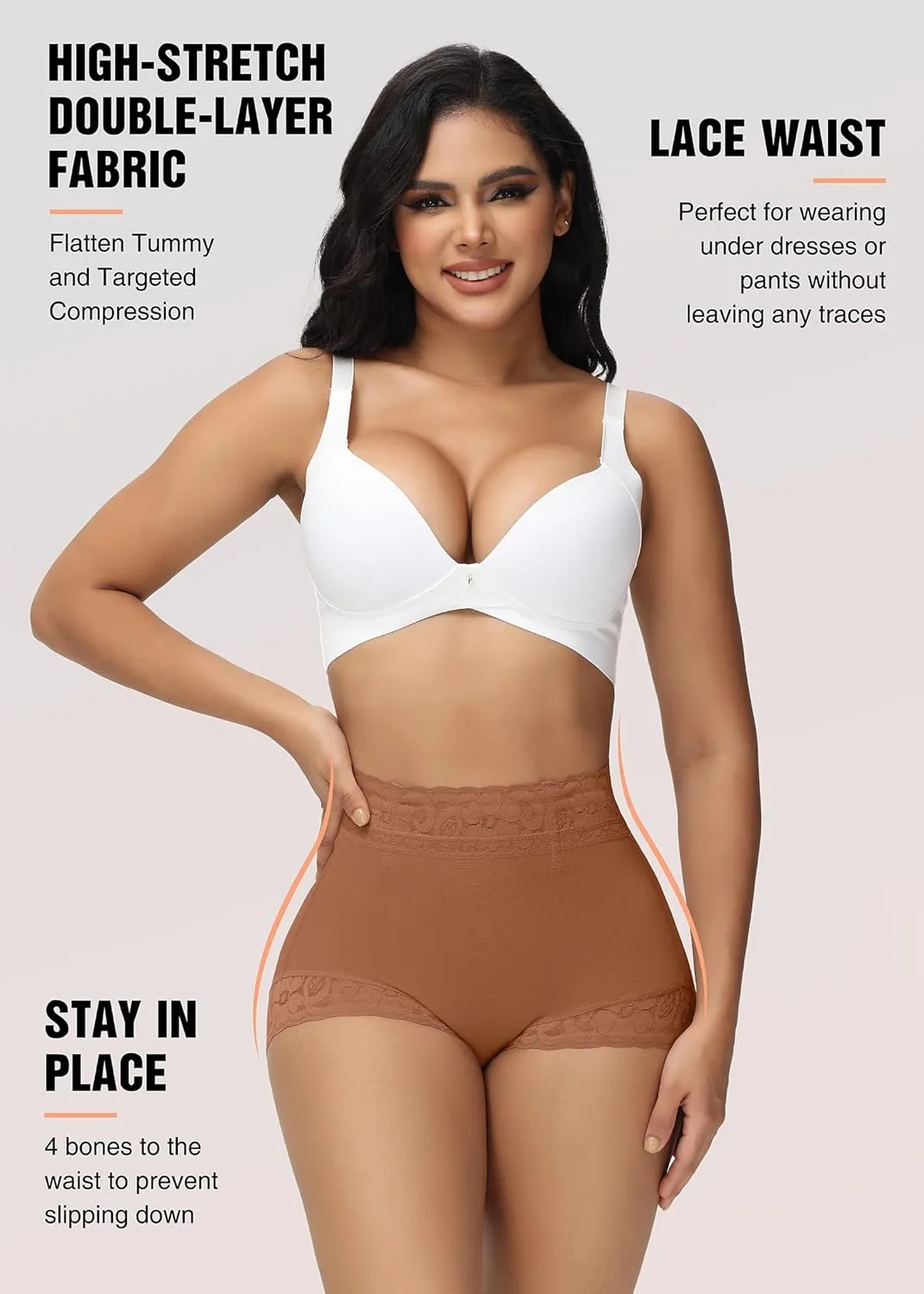 SHAPSHE Tummy Control Shapewear Shorts Fajas Colombianas Moldeadoras Compression Underwear Flat Tummy Butt Lifter Panties