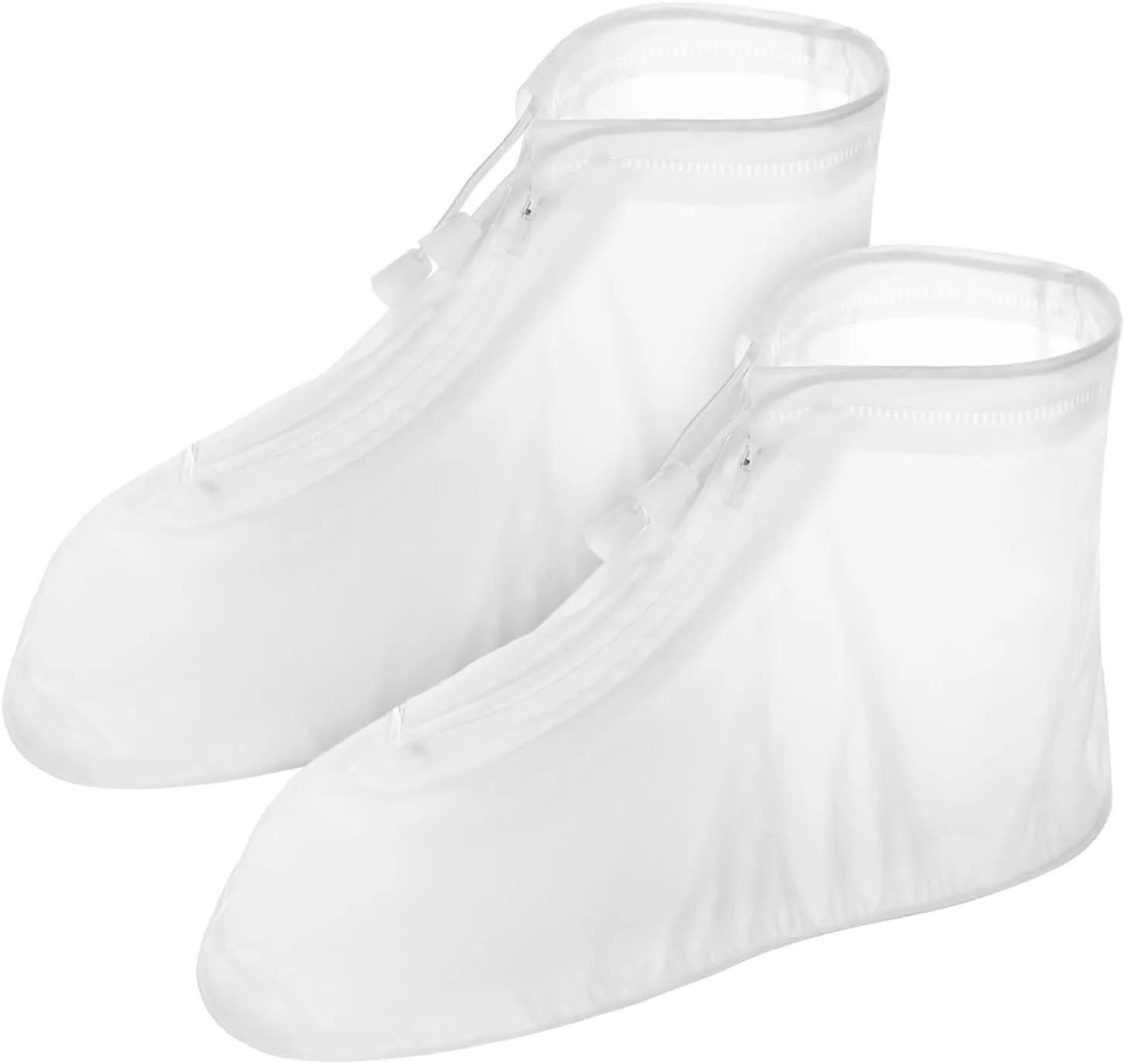 Shoe Covers for Rain Waterproof Overshoes Protective Booties for Shoes Nonslip Sole Reusable Lightweight Size 41-42