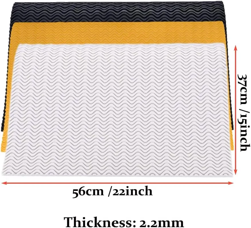 Shoe Sole Repair Rubber Soling Sheet, DIY Anti-Slip Shoe Repairing Bottom Materials Wave Design Sole Replacement