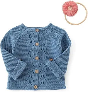 Simplee kids Baby Girls' Fall Winter Cardigan Sweaters Coats Outfits for Toddlers