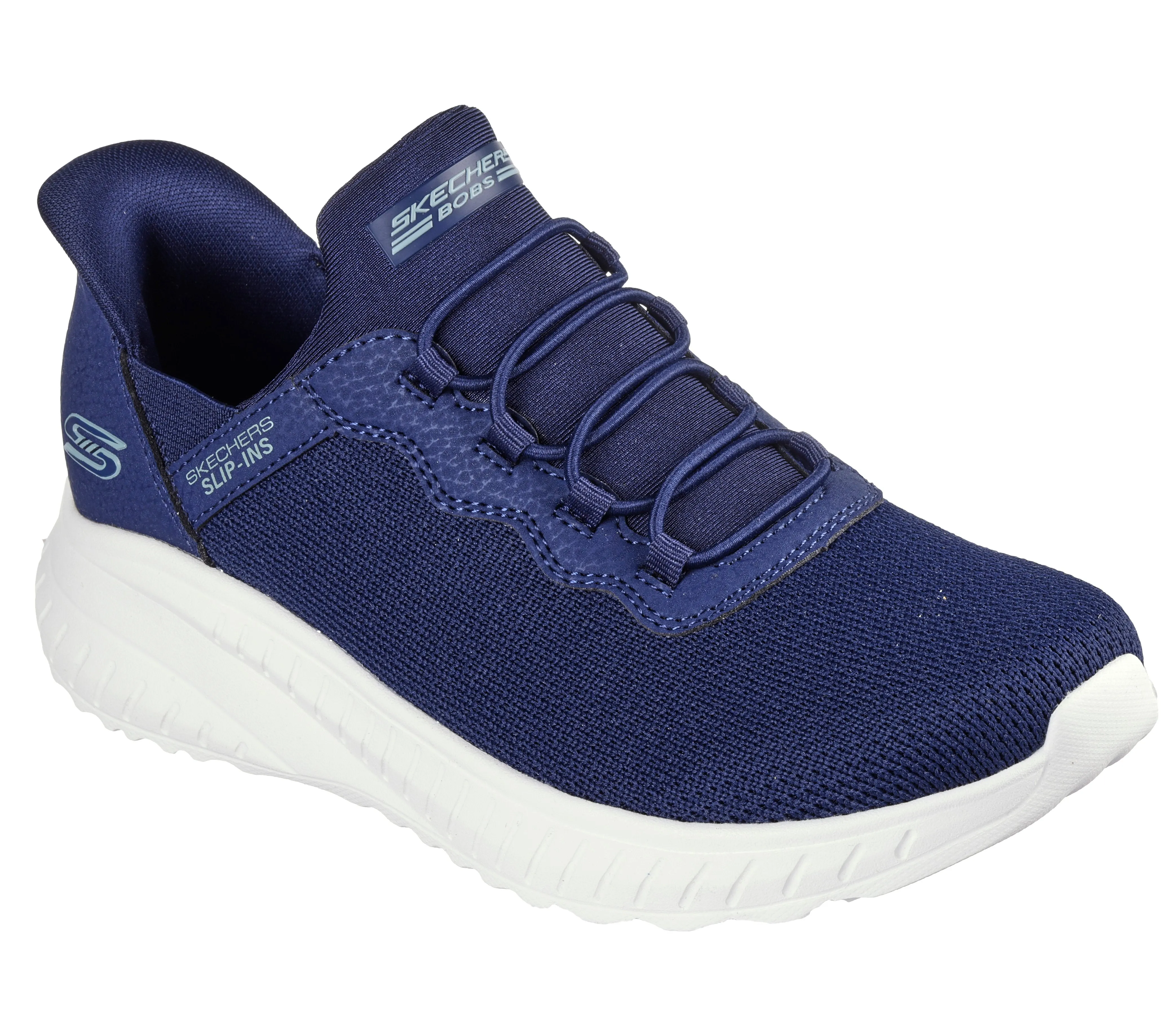 SKECHERS - 117500 BOBS SQUAD CHAOS-SLIP-ON TRAINER - NAVY