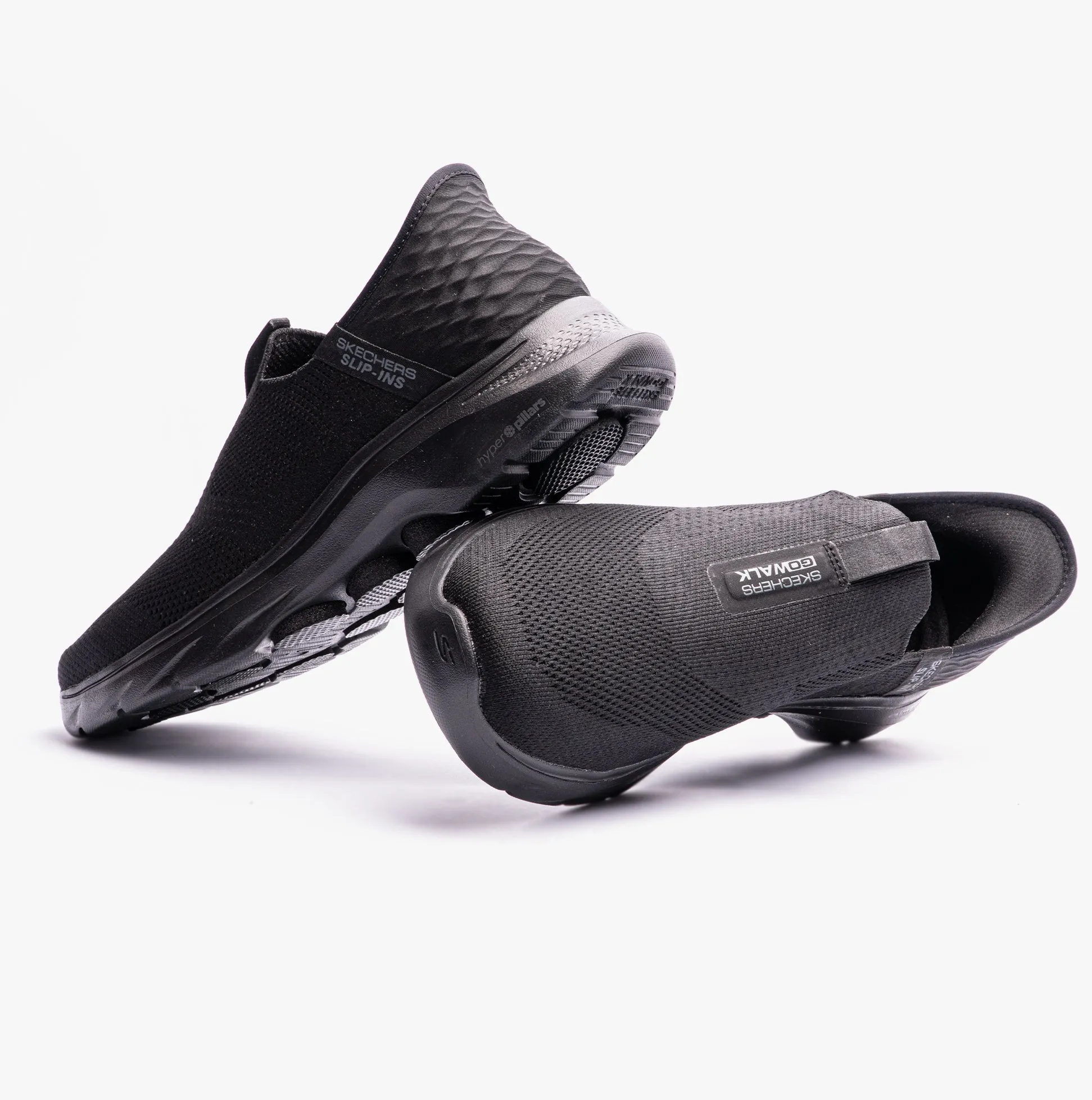 Skechers 216641/BBK GO WALK ARCH FIT 2.0 - HANDS FREE 2 Mens Trainers Black