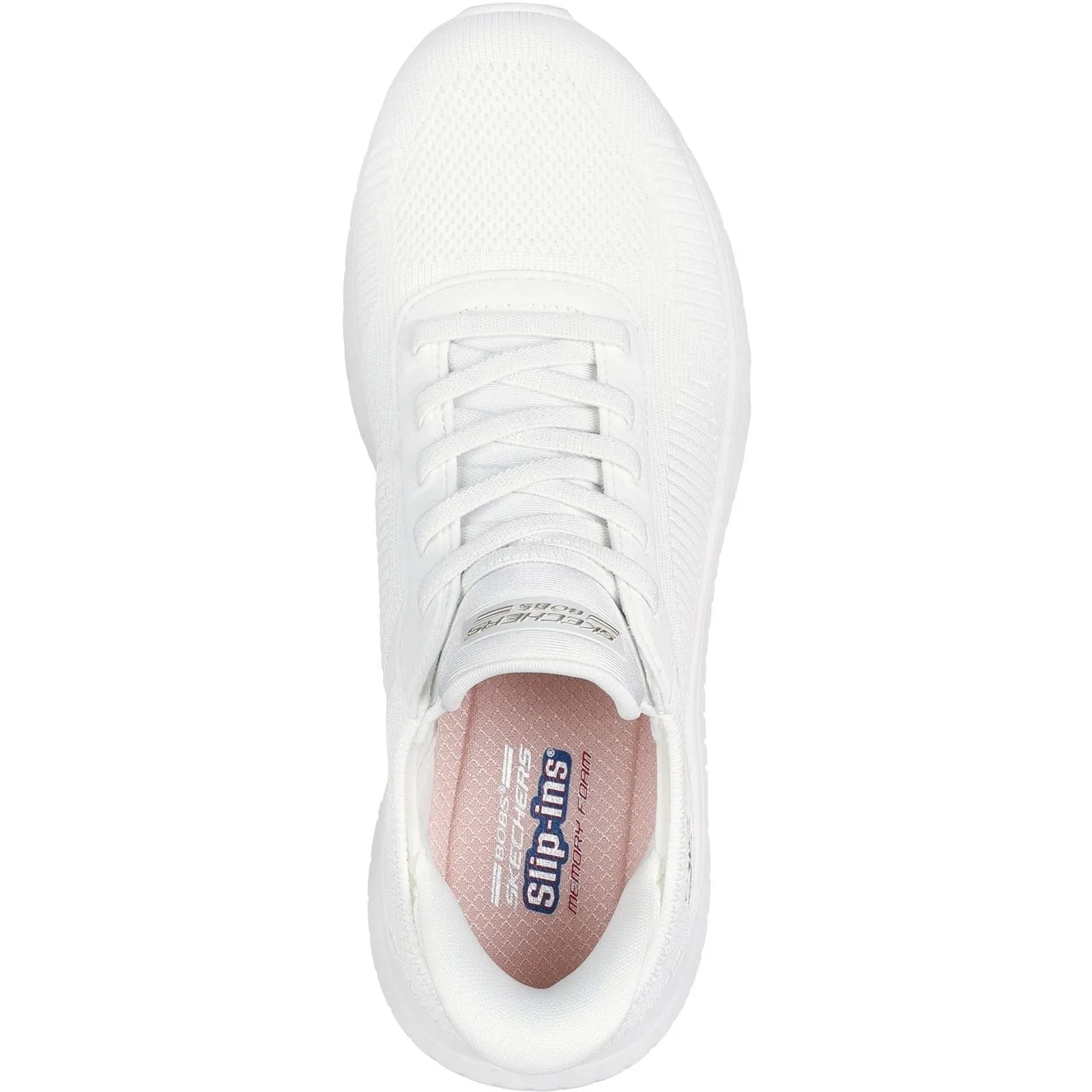 Skechers BOBS Sport Squad Chaos Textile Women's Off White Trainers