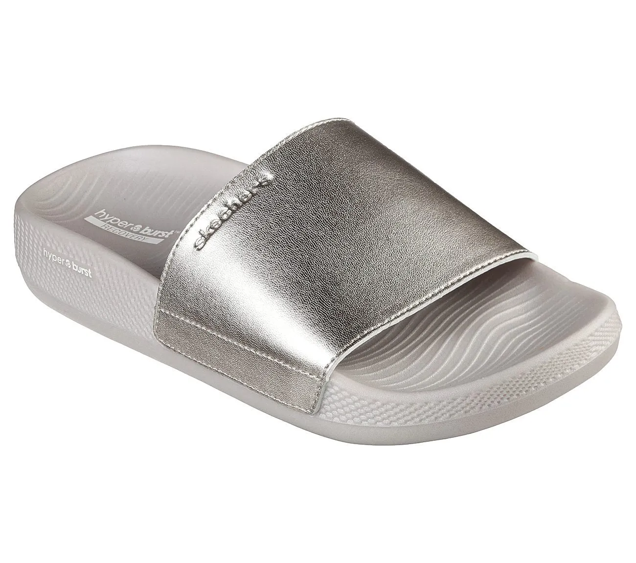 SKECHERS HYPER SLIDE - SHINE ON Women's Slides
