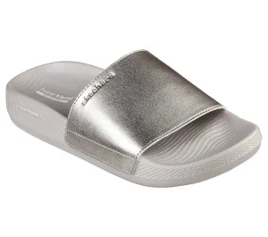 SKECHERS HYPER SLIDE - SHINE ON Women's Slides
