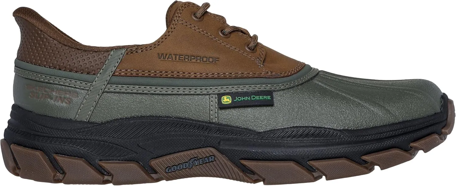 Skechers Men's John Deere Respected Tanzier Built Rain Shoe