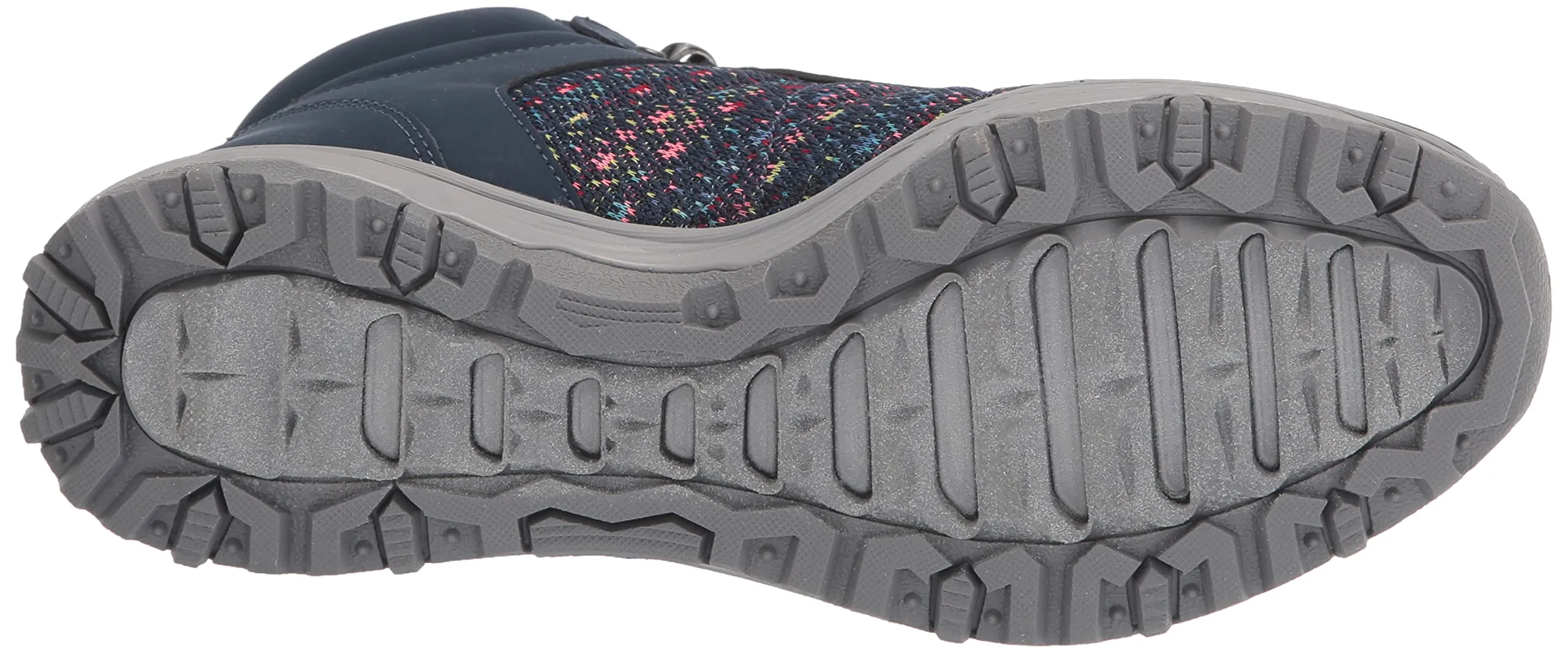 Skechers Women's Lace Up Boot Hiking 9.5 Navy Multi