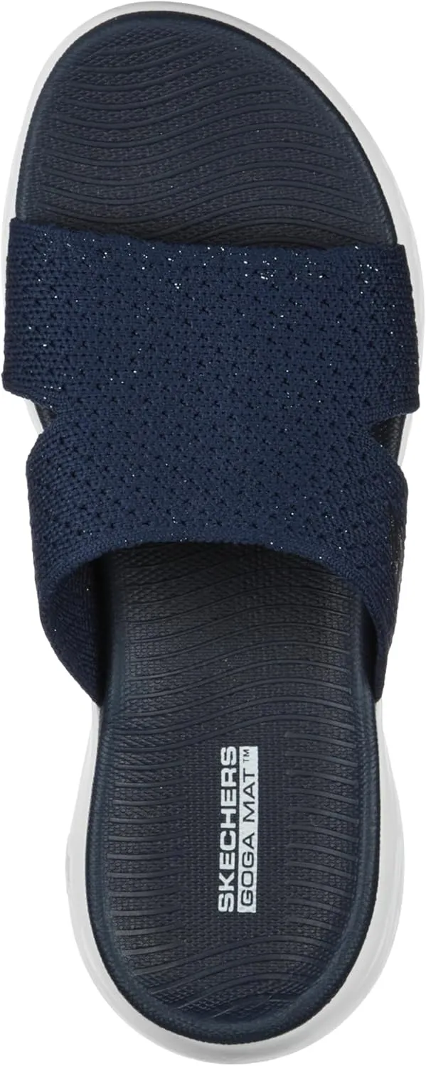 Skechers Women's Onthego 600 Stretch Knit Slide Slide