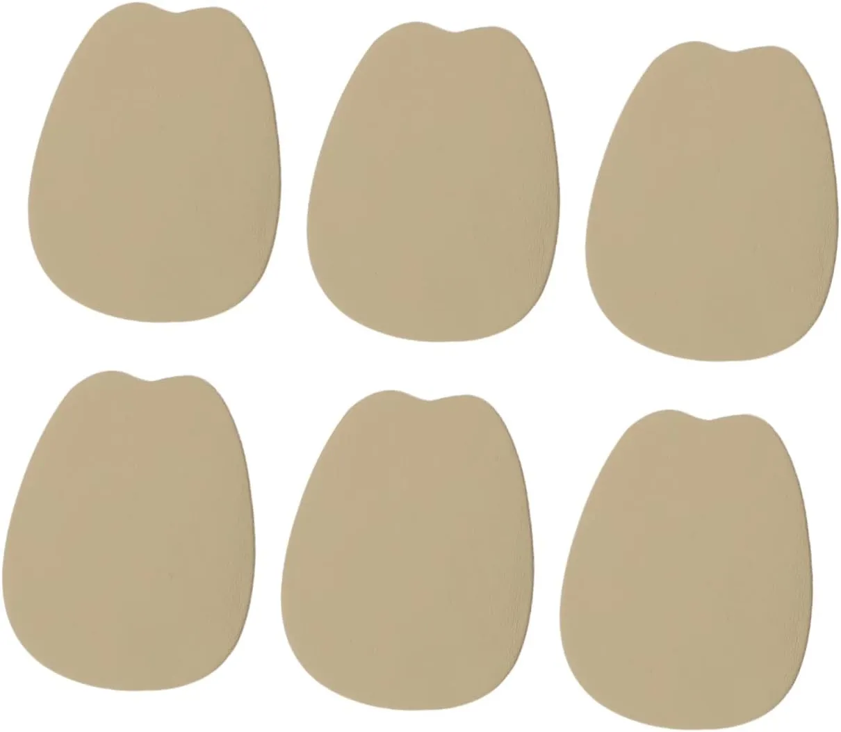 Skin- Cowhide Insoles Half Sole Mats for High Heels Toe Metatarsal Pressure Relief Pad