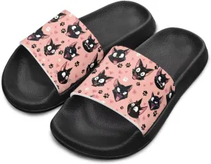 Slide Sandals for Girls Lightweight Summer Slippers Suitable Beach, Pool