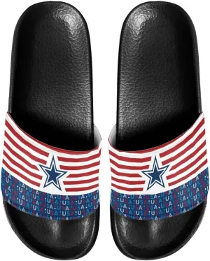 Slide Sandals for Women Girls Lightweight Non Slip Shower Shoes Comfotable Open Toe Single Band Slide Sandals Size 6-13.5