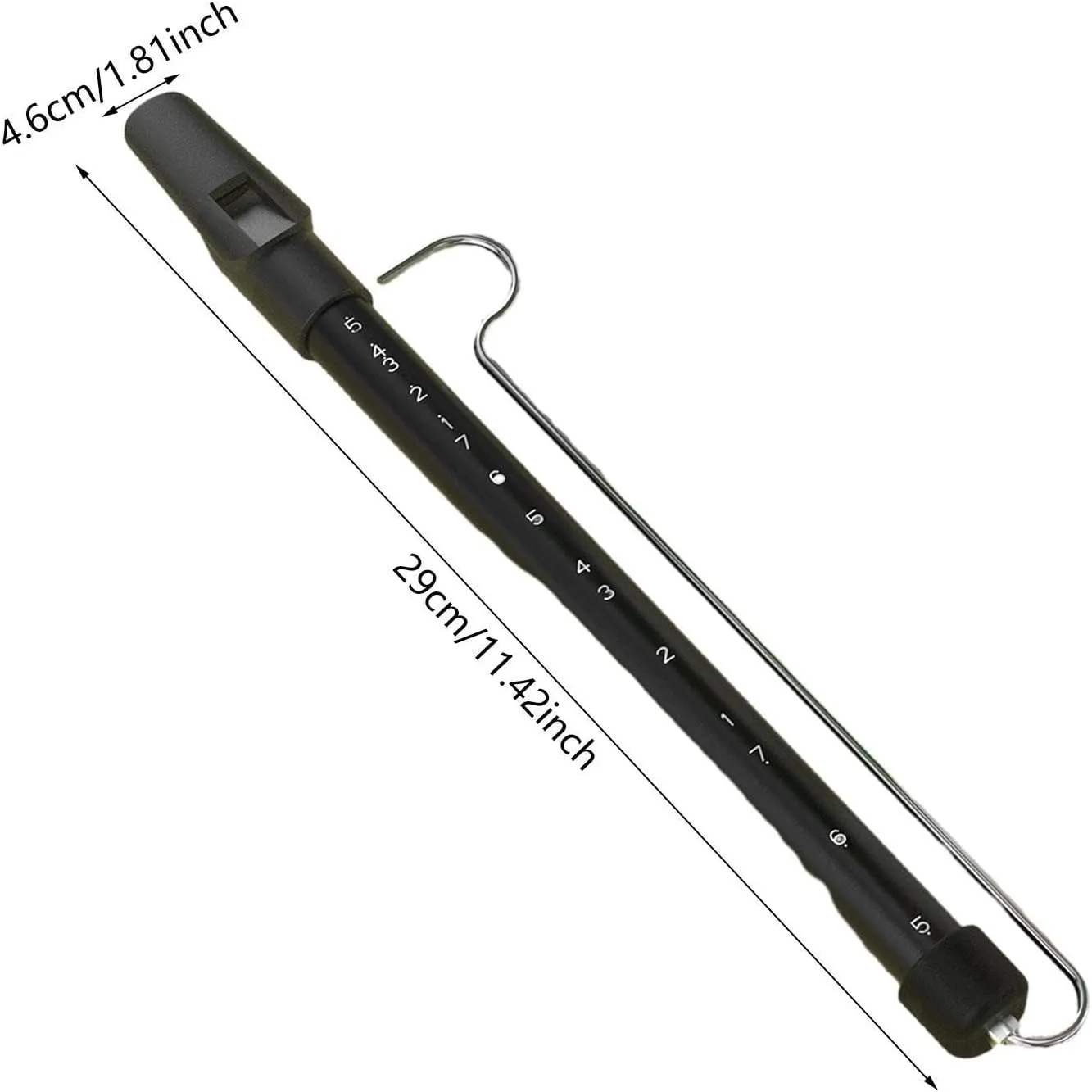 Slide Whistle Whistle Sliding Handheld with Sliding Rod Funny Musical Toy Adults Toy for Performances School Prizes Kids, Black