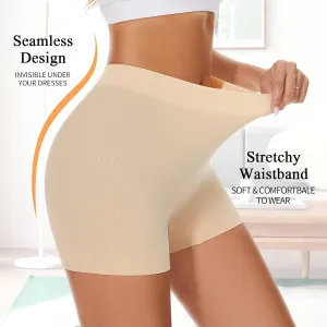 Slip Shorts for Women Under Dress,Boyshorts Panties Anti Chafing Shorts Smooth Shapewear Shorts