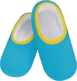 Snoozies Solid Skinnies Lightweight Slippers Black Size Large