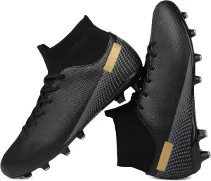 Soccer Cleats Mens Women Outdoor Soccer Shoes for Big Boy AG/FG