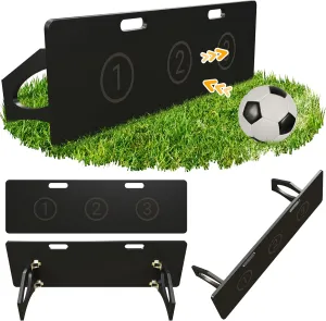 Soccer Rebounder Board 40"x16", Portable Soccer Training Board, Indoor, Outdoor Soccer Practice Equipment, Soccer Kick Back Trainer, Multi-Angle Soccer Wall for Passing, Bounce Back