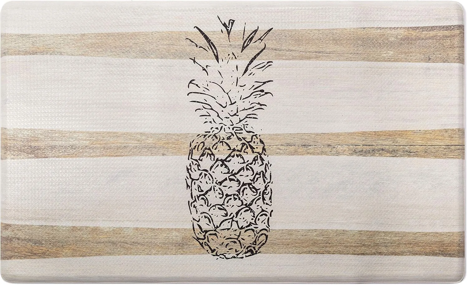 SoHome Cozy Living Anti-Fatigue Kitchen Mat, Kitchen Mats Rug for Floor, Farmhouse Themed-Non Slip, Stain Resistant, Easy Clean, 1/2 Inch Thick Comfort Chef Mat, 20" x 36", Pineapple