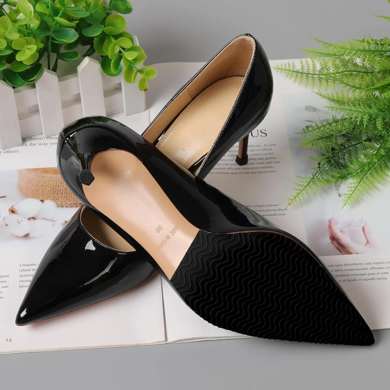 Sole Bottom Protector, Self-Adhesive Grips for Shoes, Non-Slip Pads, Sole Guard, Anti-Slip Grip Pads