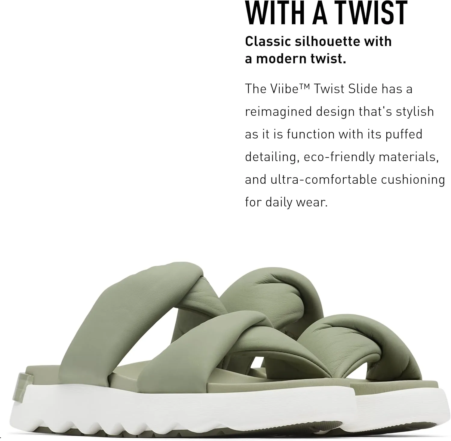 Sorel Women's Viibe Twist Slide Sandals