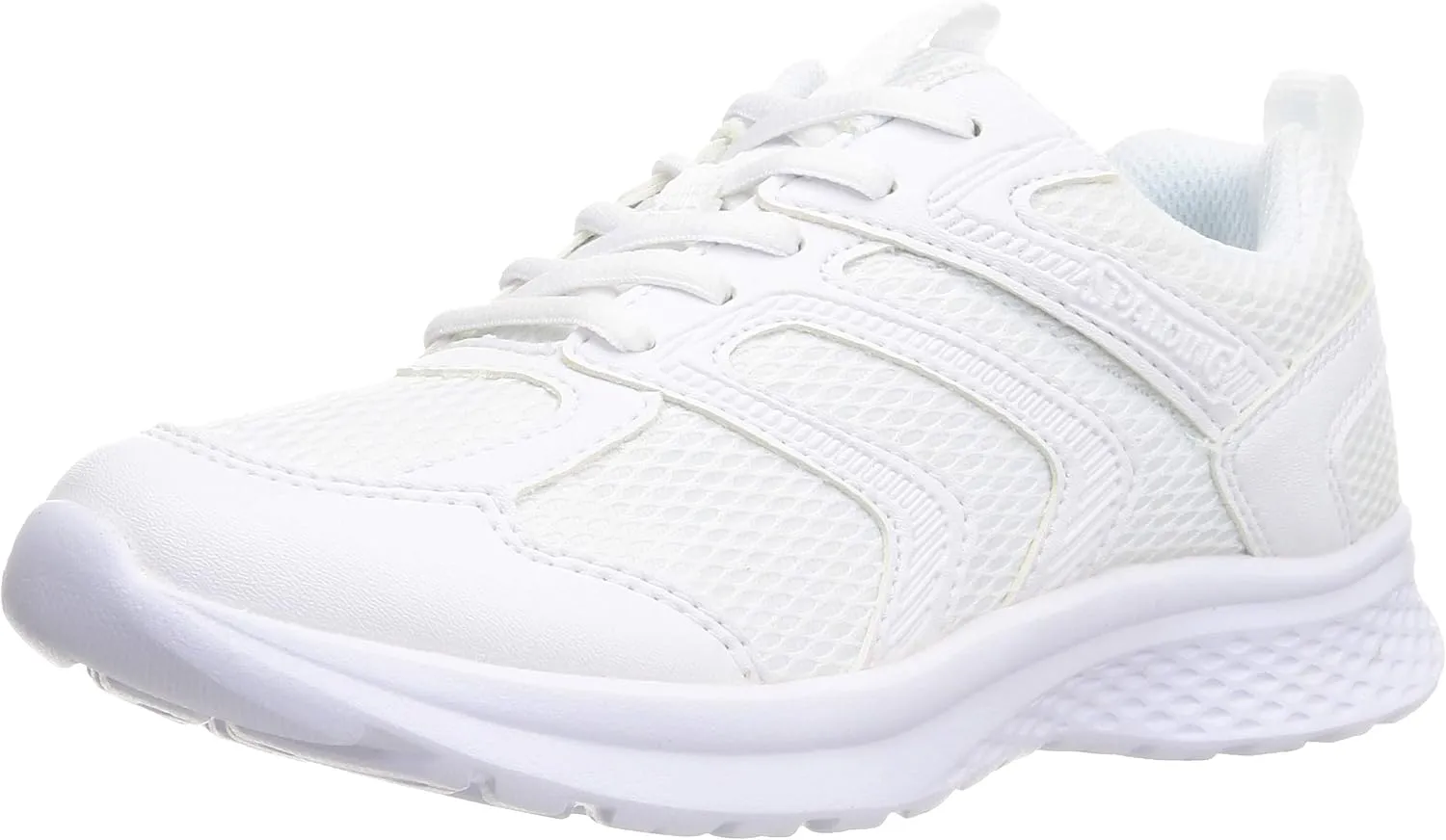 Spalding Running Shoes, Sneakers, Water Repellent, Lightweight, Men's, Women's, 4E/3E JIN 3790 3800, white, 6 US