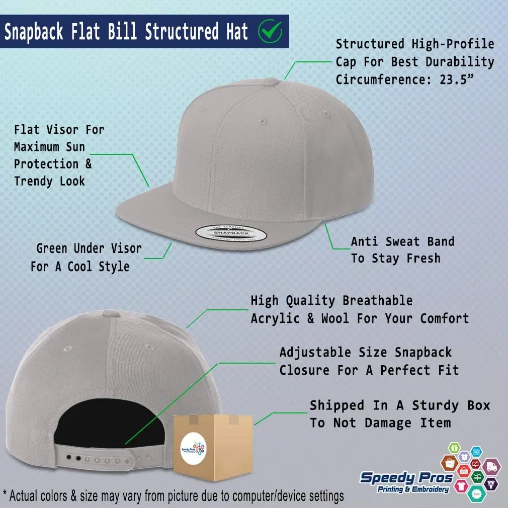 Speedy Pros Snapback Hats for Men & Women Ping-Pong Paddles A Olympics Sports Event Flat Bill Baseball Cap