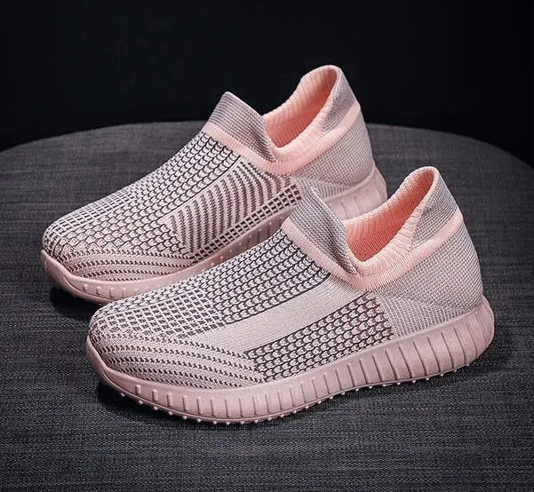 Sports Mesh Breathable Flat Athletic Sneakers