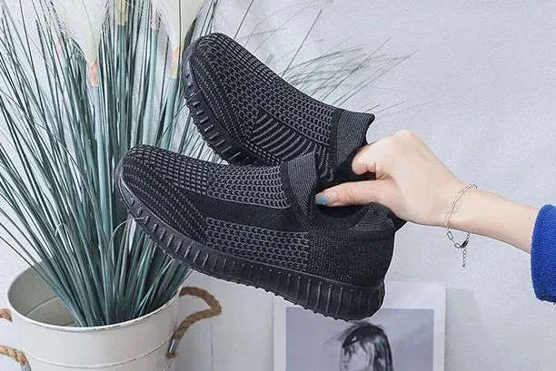 Sports Mesh Breathable Flat Athletic Sneakers