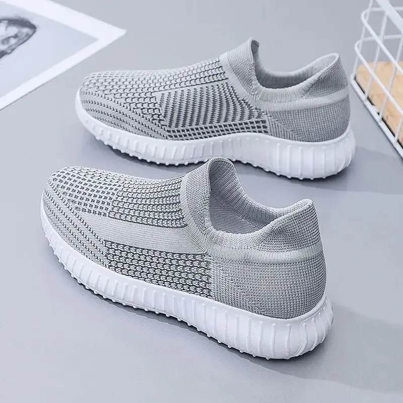 Sports Mesh Breathable Flat Athletic Sneakers