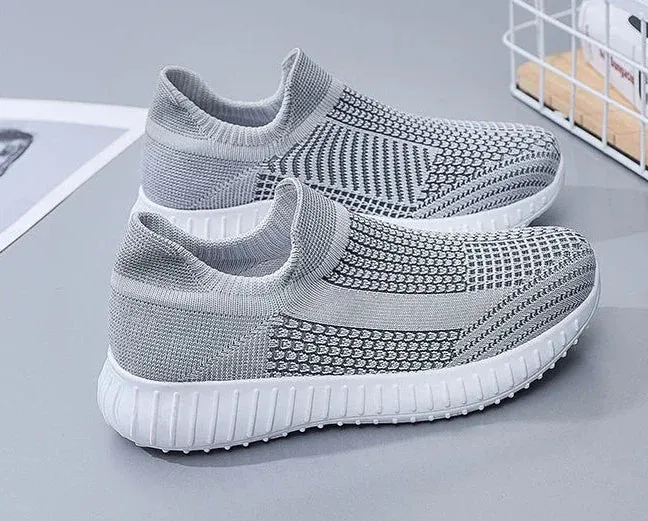Sports Mesh Breathable Flat Athletic Sneakers