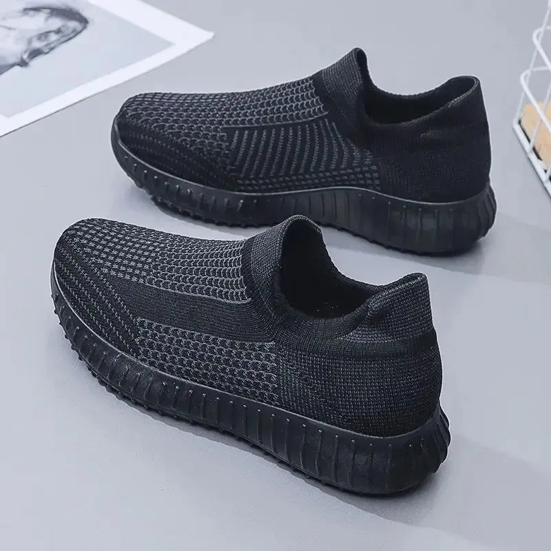 Sports Mesh Breathable Flat Athletic Sneakers