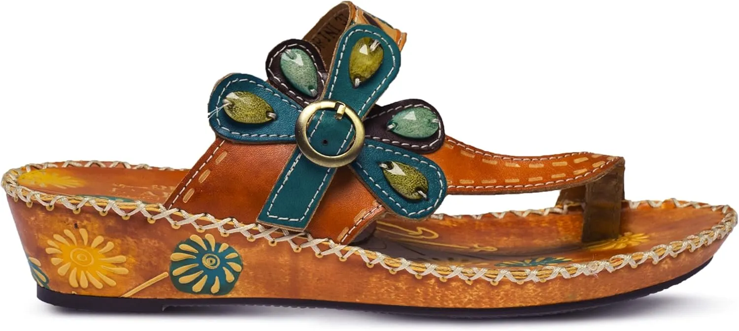 Spring Step L'Artiste Women's SANTORINI Slide Wedge Sandal
