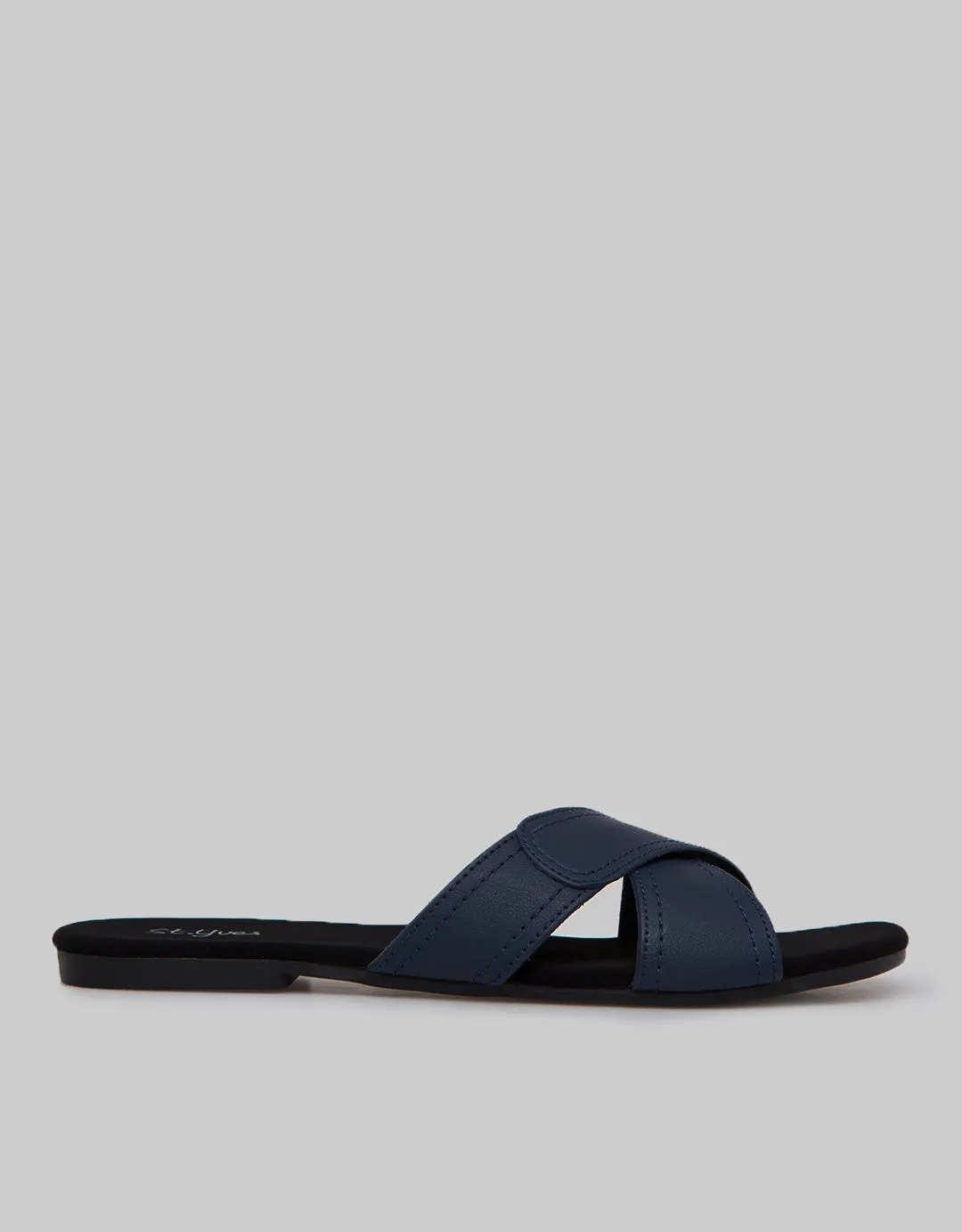 St Yves Slipper Sandals Cross Strap