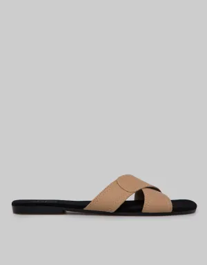 St Yves Slipper Sandals Cross Strap