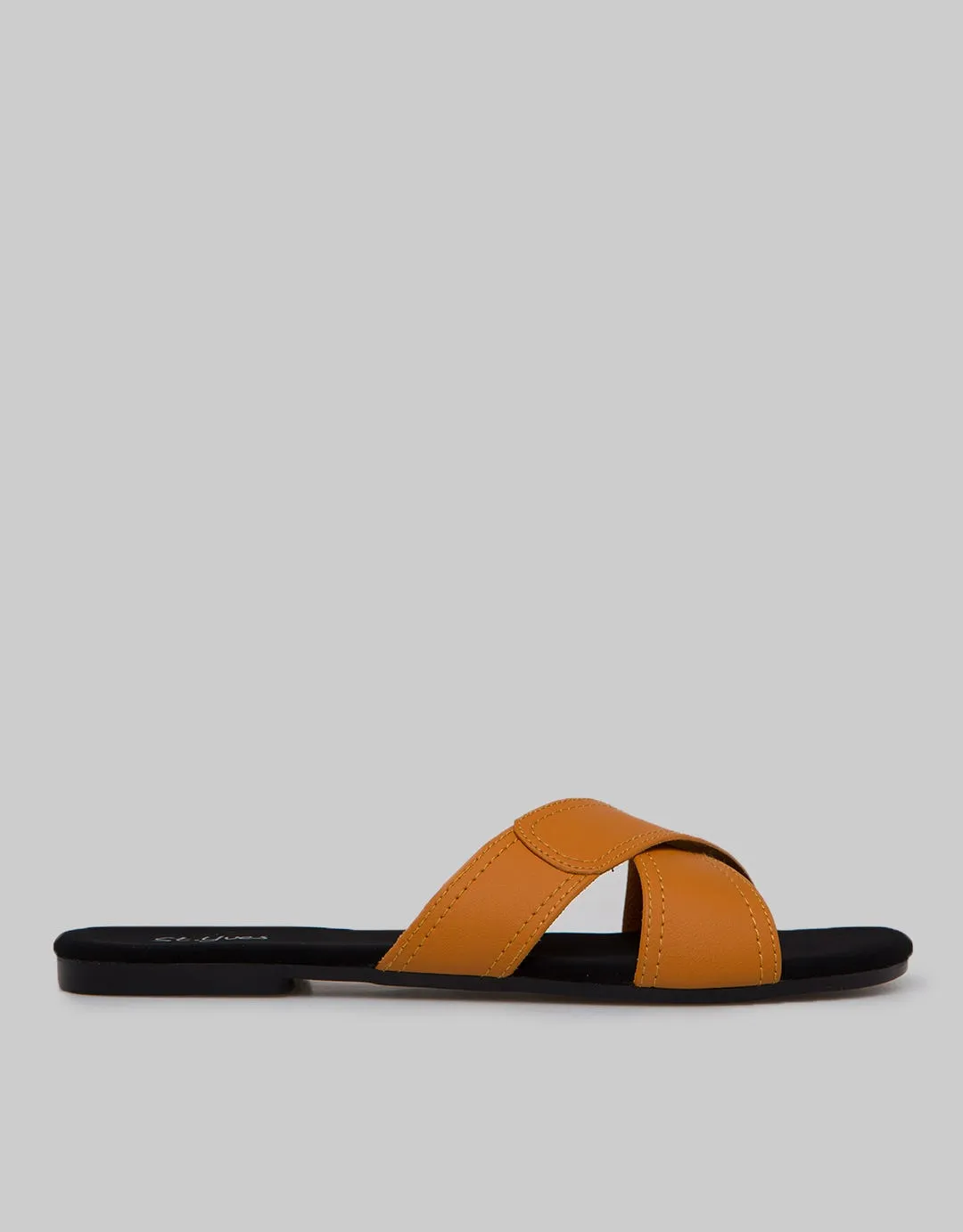 St Yves Slipper Sandals Cross Strap