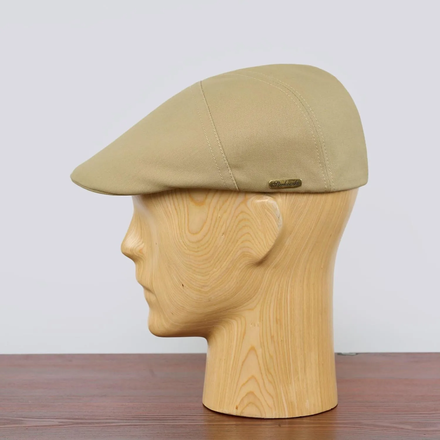 Sterkowski Ivy Five Cap | 100% Softened Cotton Flat Cap for Men | Breathable Airy 5 Panels Cap Without Lining