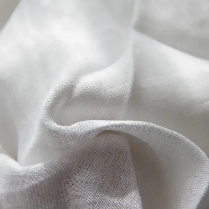 Stone Washed French Linen Breathable and Durable