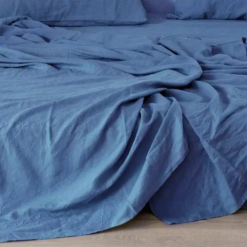 Stone Washed French Linen Breathable and Durable