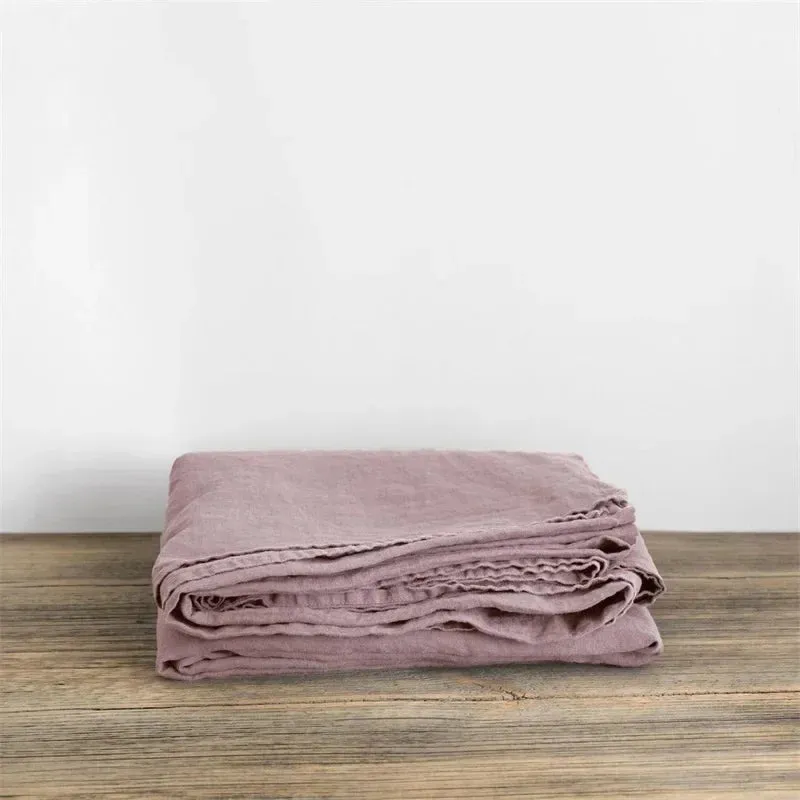 Stone Washed French Linen Breathable and Durable