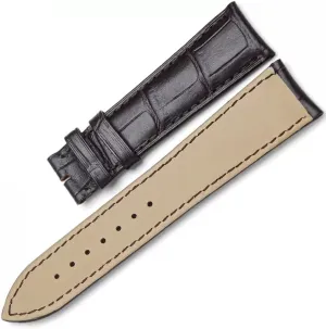 Suitable for Original Strap Genuine Leather Men's Watch Strap Elbow Heritage Watch Strap(E,20mm)