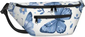 Sunlit Butterfly Crossbody Sling Bags Multipurpose Sling Backpack Shoulder Bag For Men Women Lightweight Travel Backpack Waist Bag Fanny Packs Purses Handbags Chest Bag