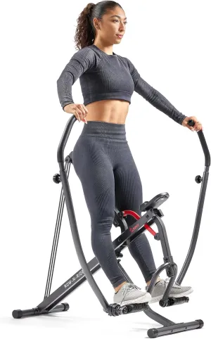 Sunny Health & Fitness Smart Compact Full Motion Rowing Machine, Full-Body Workout, Low-Impact, Extra-Long Rail, 350 LB Weight Capacity and Optional Free SunnyFit® App Enhanced Connectivity