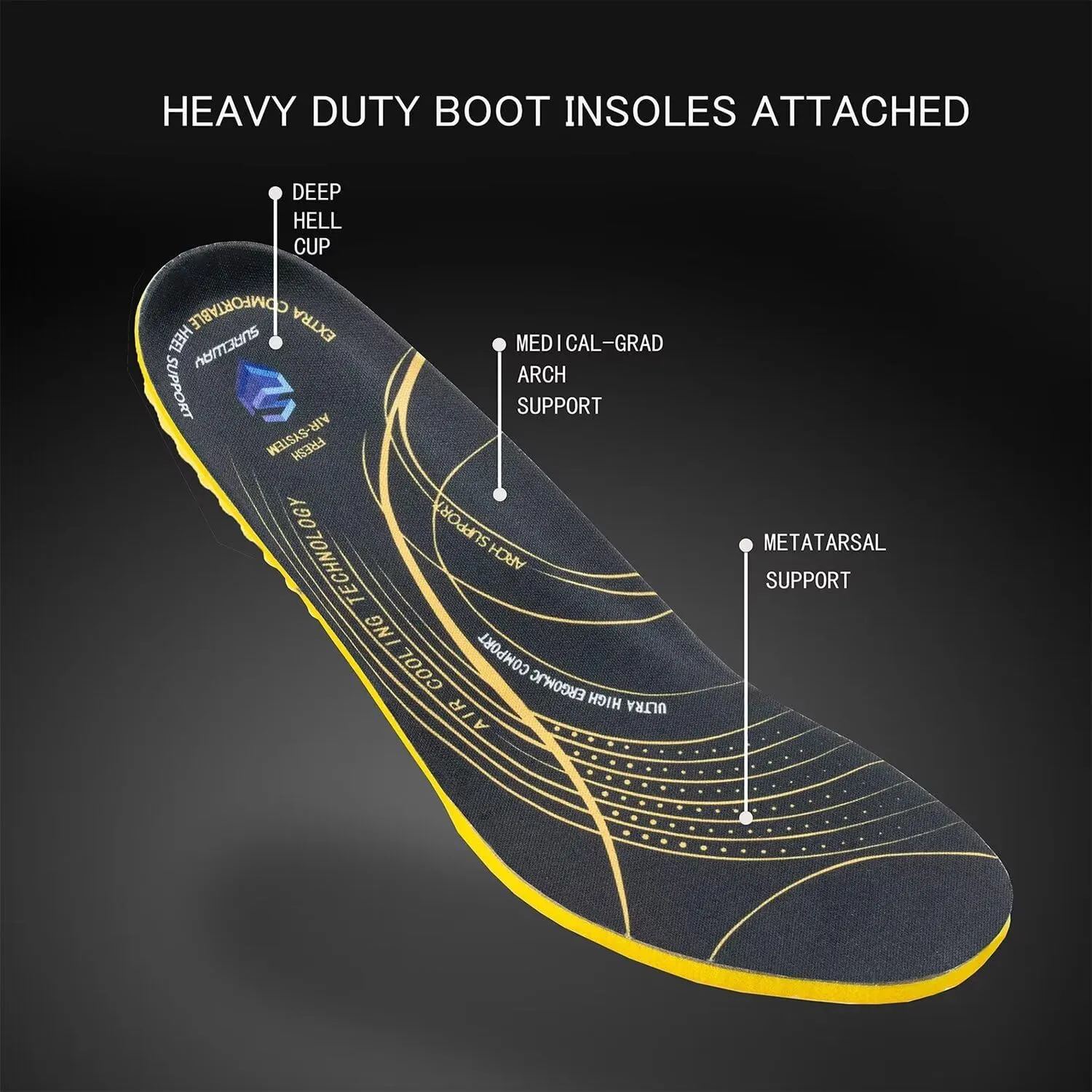 SUREWAY Men's Deck Boots Professional Non-Slip Fishing & Ankle Boating Boot Waterproof Rain Boots, Lightweight Neoprene Rubber Deck Boots