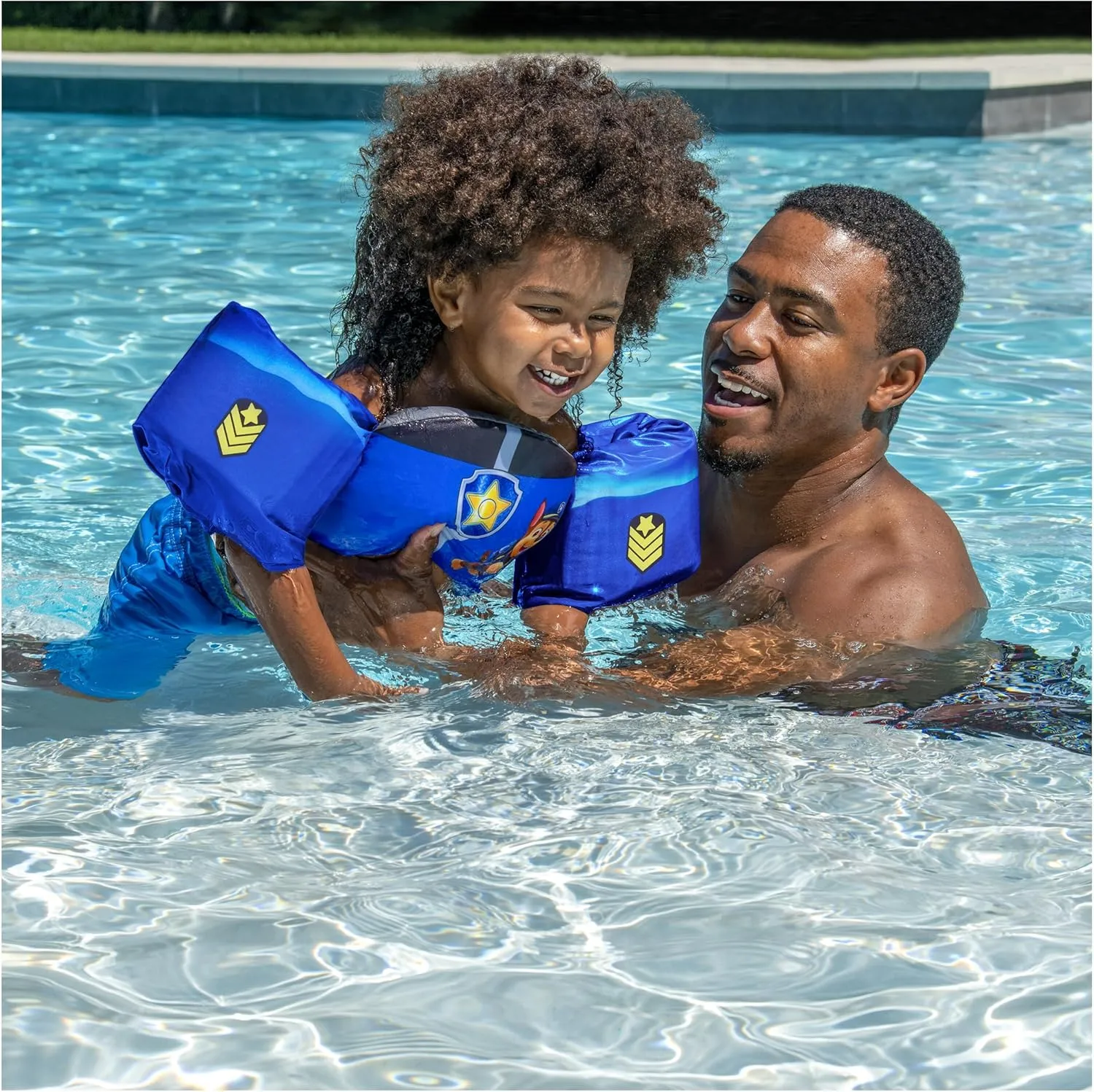 SwimWays Nickelodeon Paw Patrol Learn-to-Swim USCG Approved Kids Life Jacket, Chase
