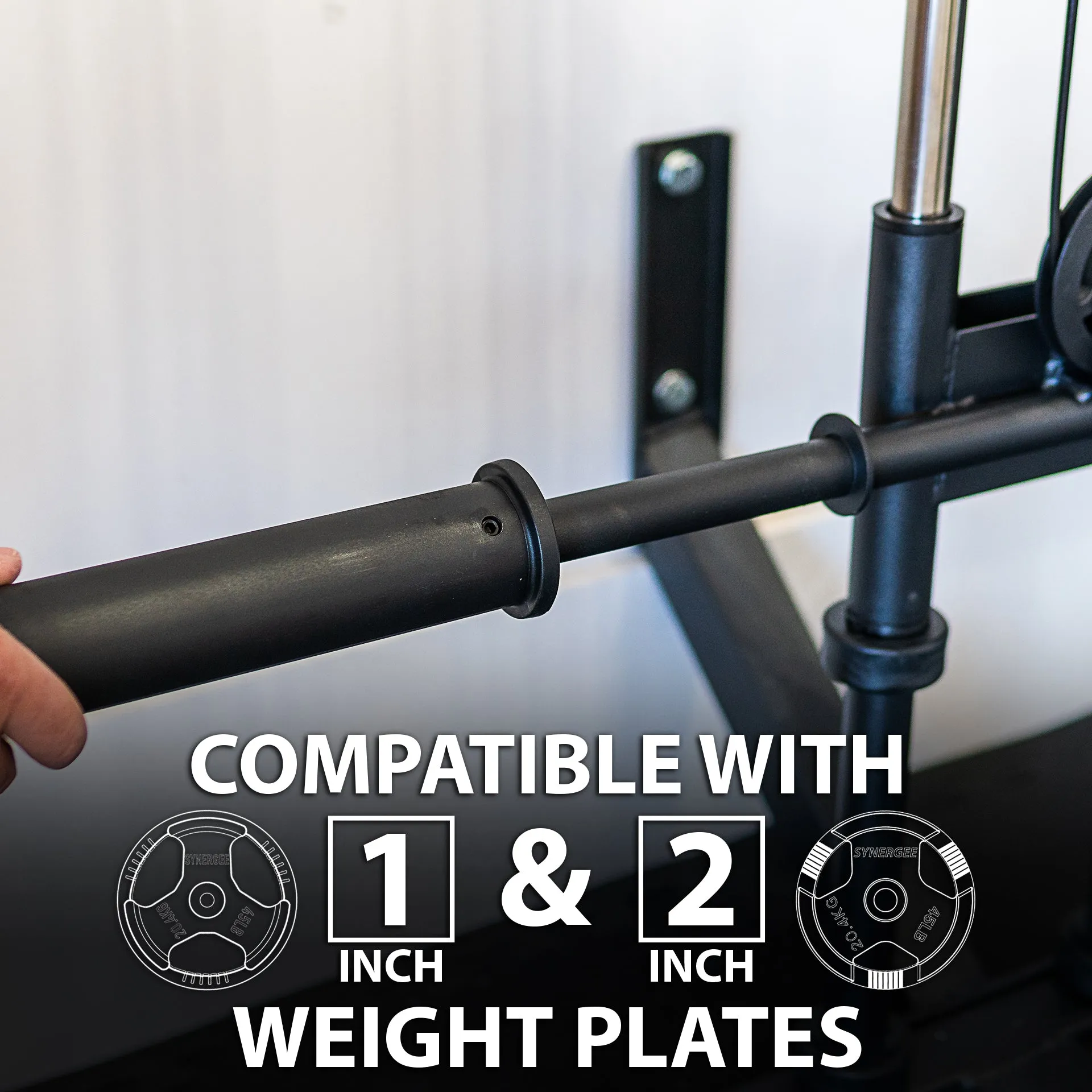 Synergee Wall Mounted Adjustable Dual Pulley Machine