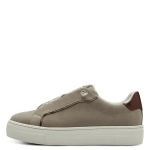 TAMARIS - 23724-341 LACED FASHION SHOE - TAUPE