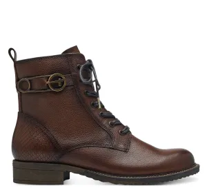 Tamaris Ladies Flat Laced Ankle Boot 25262-41 305
