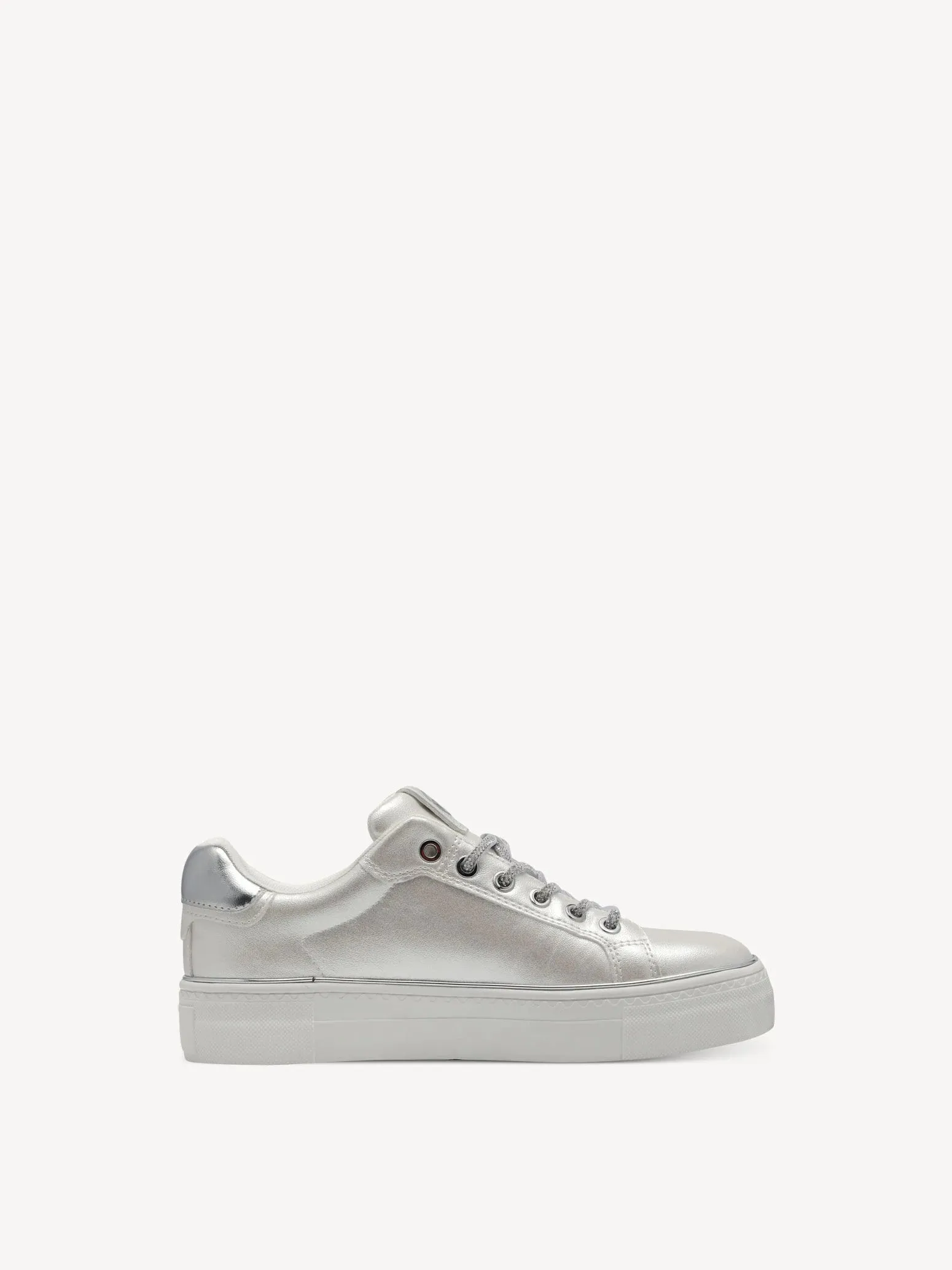 Tamaris White Pearl Slip On Trainer