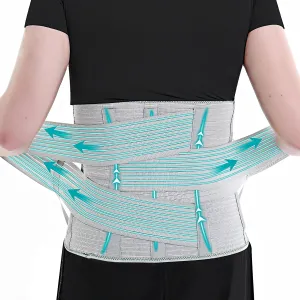 TANDCF Back Support,Entire Back Brace, Lumbar Support Belt for Women & Men, Adjustable Waist Trainer Belt for Entire Back Pain Relief, Keeps Your Spine Straight and Safe(XXL)