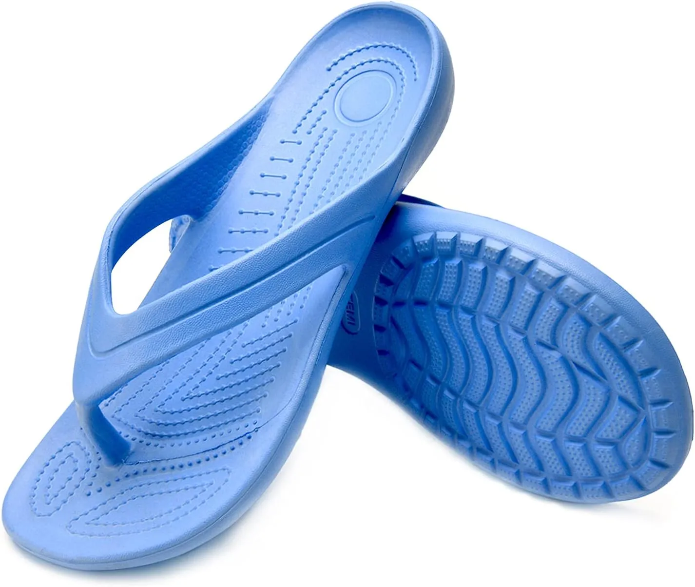 Temi Women's Flip Flops,Soft Lightweight Sandals for Women Anti Slip Casual Slippers Shower Beach Pool Bathroom Flat Slides Shoes