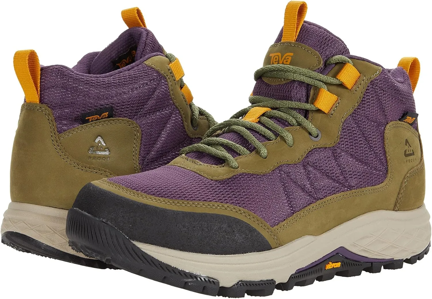 TEVA Women's Ridgeview Mid Durable Breathable Waterproof Hiking Boot
